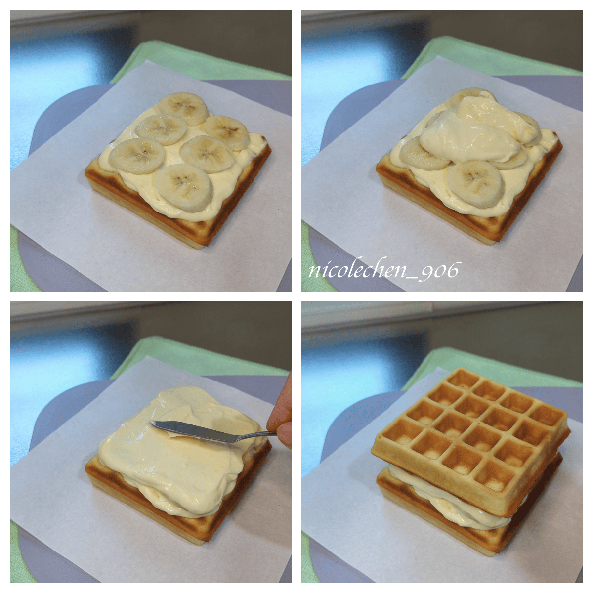 ﹝食譜分享﹞脆皮格子鬆餅∣適合當親子下午茶∣天然無添加鬆餅∣無泡打粉、無預拌粉∣跟寶貝一起野餐去∣冷掉一樣脆皮好吃∣ - 第5張圖