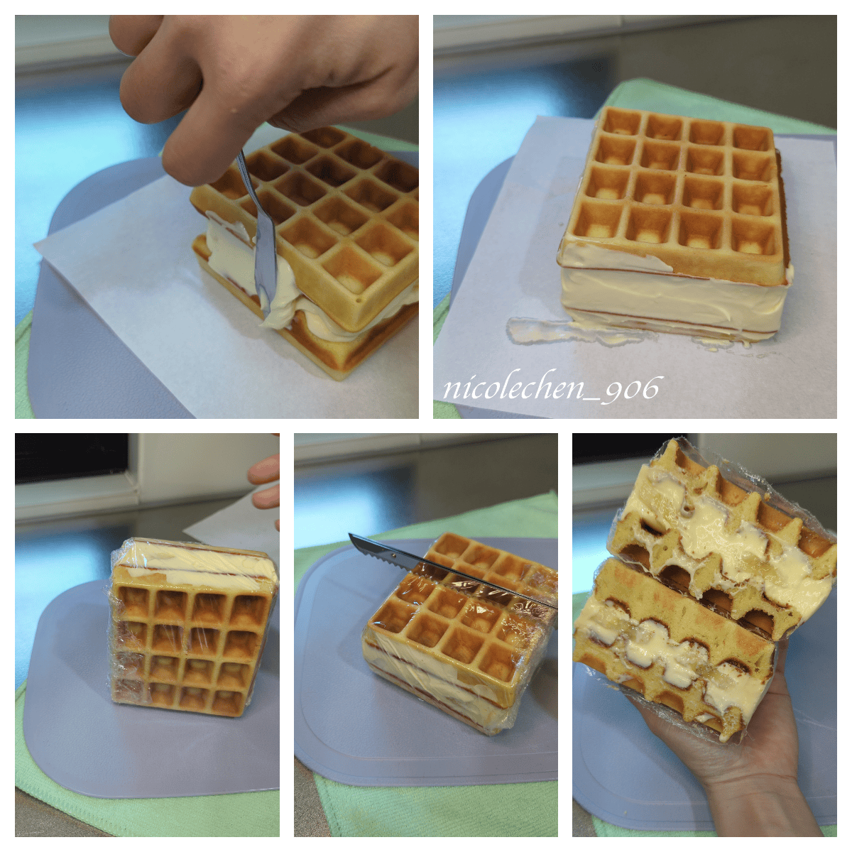 ﹝食譜分享﹞脆皮格子鬆餅∣適合當親子下午茶∣天然無添加鬆餅∣無泡打粉、無預拌粉∣跟寶貝一起野餐去∣冷掉一樣脆皮好吃∣ - 第6張圖