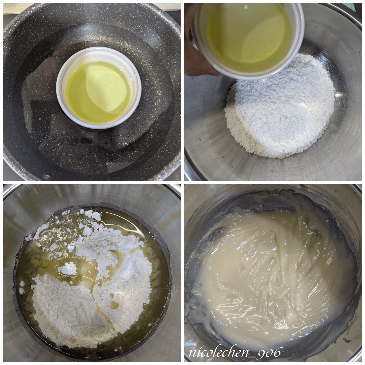 ﹝食譜分享﹞燙麵杯子蛋糕∣燙面戚風蛋糕∣隔天吃還是濕潤又綿密∣當慶生派對甜點很適合∣ - 第4張圖