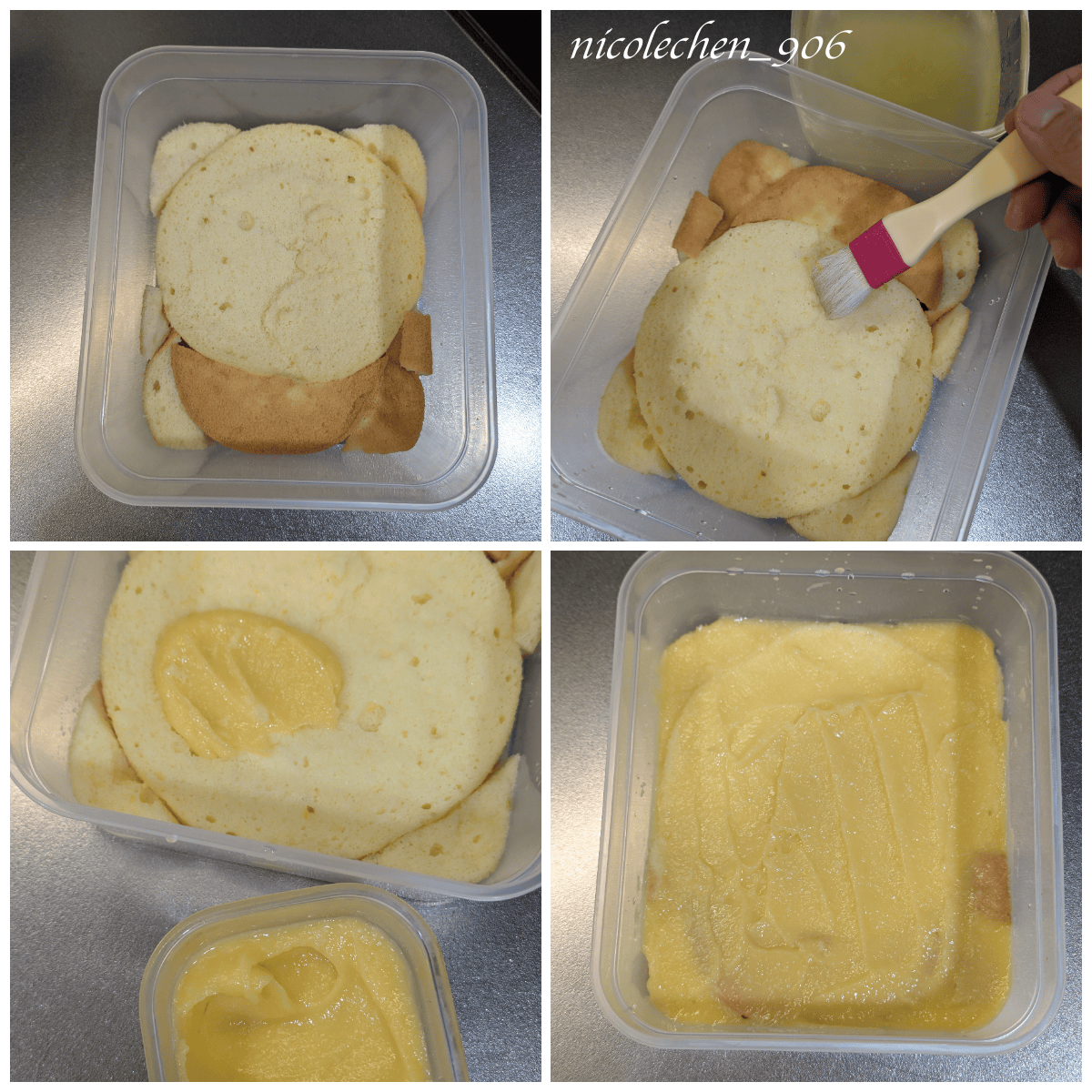 ﹝食譜分享﹞檸檬提拉米蘇∣無酒精 無咖啡因∣寶寶蛋糕食譜∣免烤箱料理∣吃起來很清爽∣看到賣場有黃檸檬一定要買來試試∣ - 第19張圖