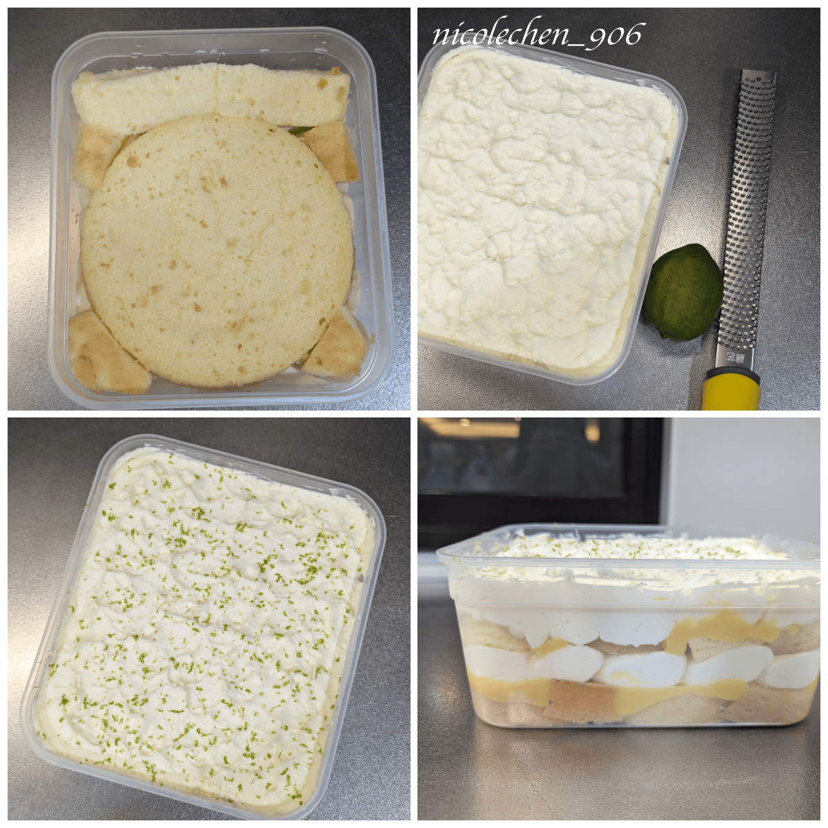 ﹝食譜分享﹞檸檬提拉米蘇∣無酒精 無咖啡因∣寶寶蛋糕食譜∣免烤箱料理∣吃起來很清爽∣看到賣場有黃檸檬一定要買來試試∣ - 第20張圖