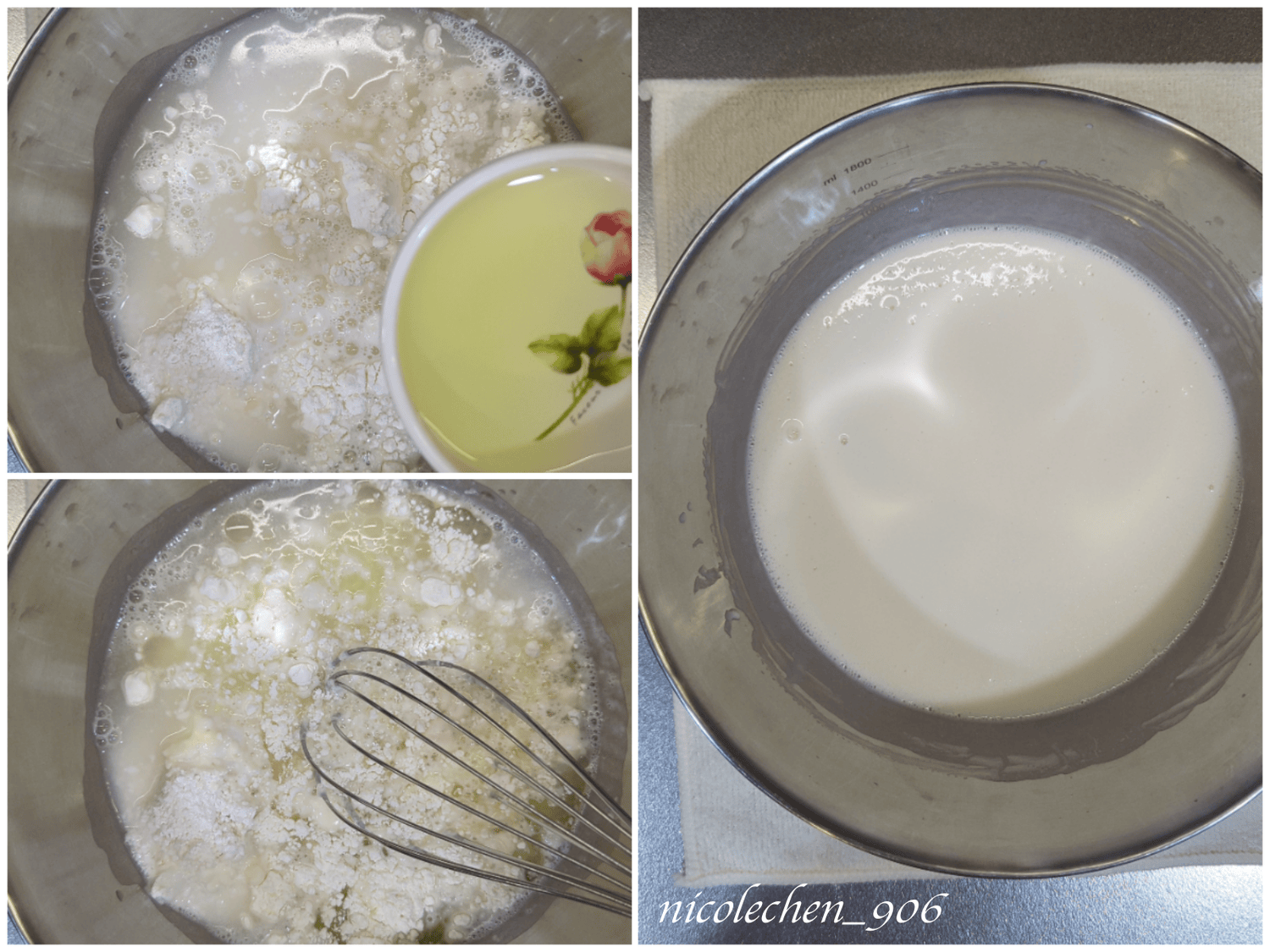 ﹝食譜分享﹞古早味粉漿蛋餅∣小孩上學快速做出營養早餐∣從小吃到大的美味∣終於試出我最愛的比例∣吃起來Q中帶軟∣愛吃什麼就加什麼∣ - 第4張圖