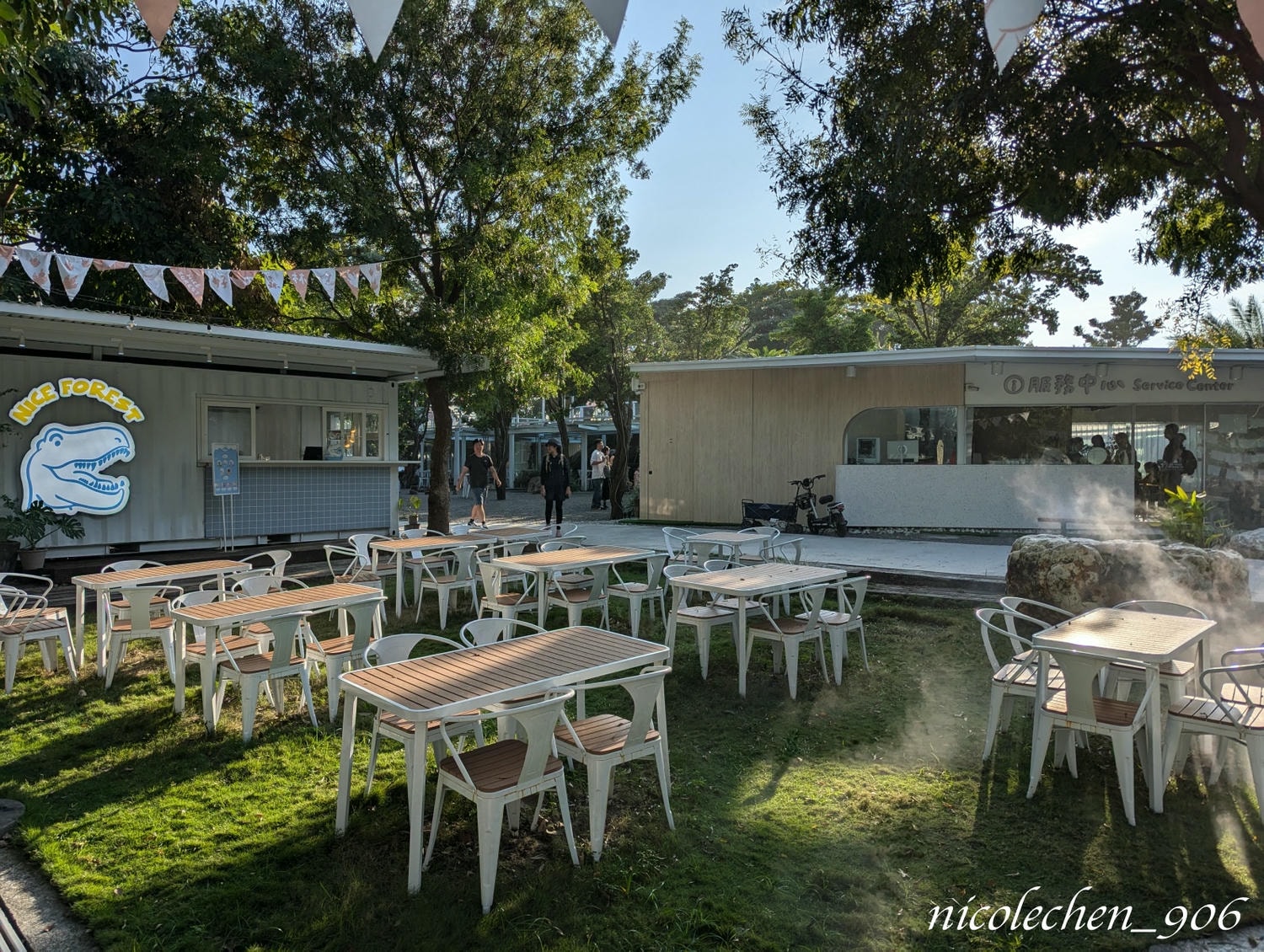 ﹝親子景點﹞彰化好田森林∣彰化親子景點∣寵物友善景點∣可以放電一整天的好所在∣有小朋友超愛的空中卡丁車∣還有室內球池流滑梯讓家長可以偷偷休息∣園區的餐廳選擇多元又好吃∣玩完後還可以去附近的小熊菓子買台式馬卡龍∣ - 第52張圖