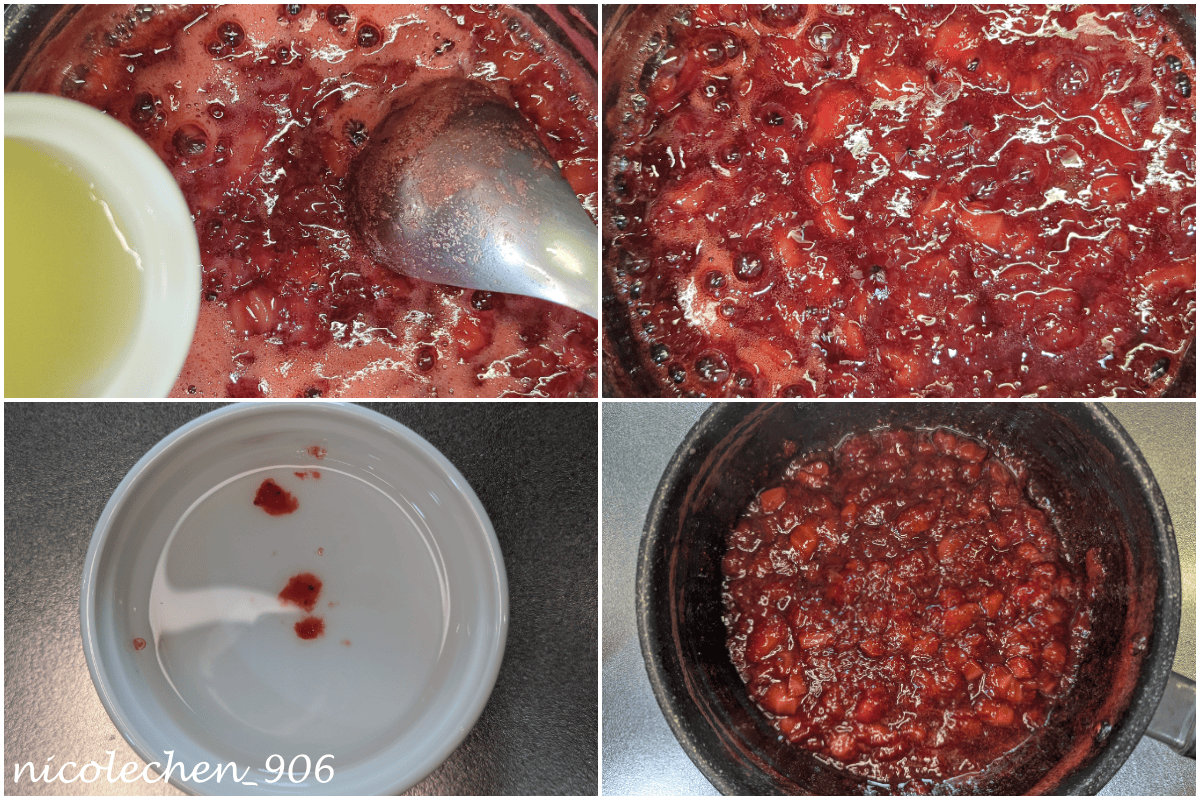 ﹝食譜分享﹞草莓雪莓娘∣自己熬草莓果醬∣自製麻糬皮∣純天然 給小孩吃才放心∣免烤箱食譜∣濃濃的奶香跟草莓香∣冬天限定∣草莓季就是要瘋狂吃草莓∣ - 第4張圖