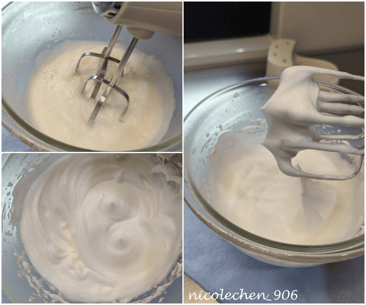 ﹝食譜分享﹞無糖戚風蛋糕∣自己做寶寶蛋糕∣沒加糖組織也一樣細膩有彈性∣蛋糕體濕潤好吃不乾噎∣毛小孩也能吃的蛋糕∣ - 第8張圖